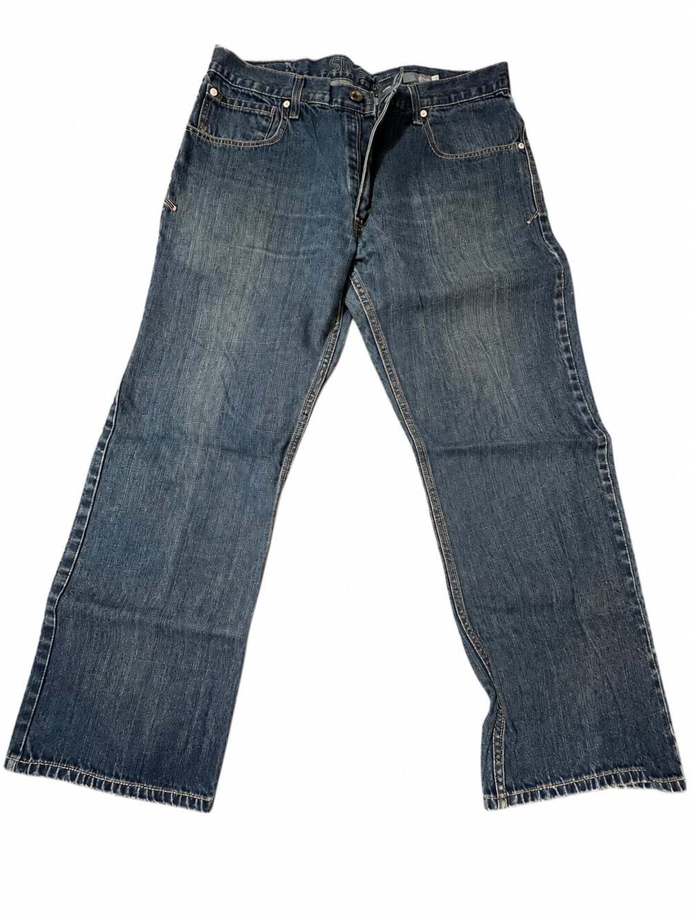 Levi's SilverTab Boot Cut Denim Jeans Men's Size 36x30 Blue Y2K